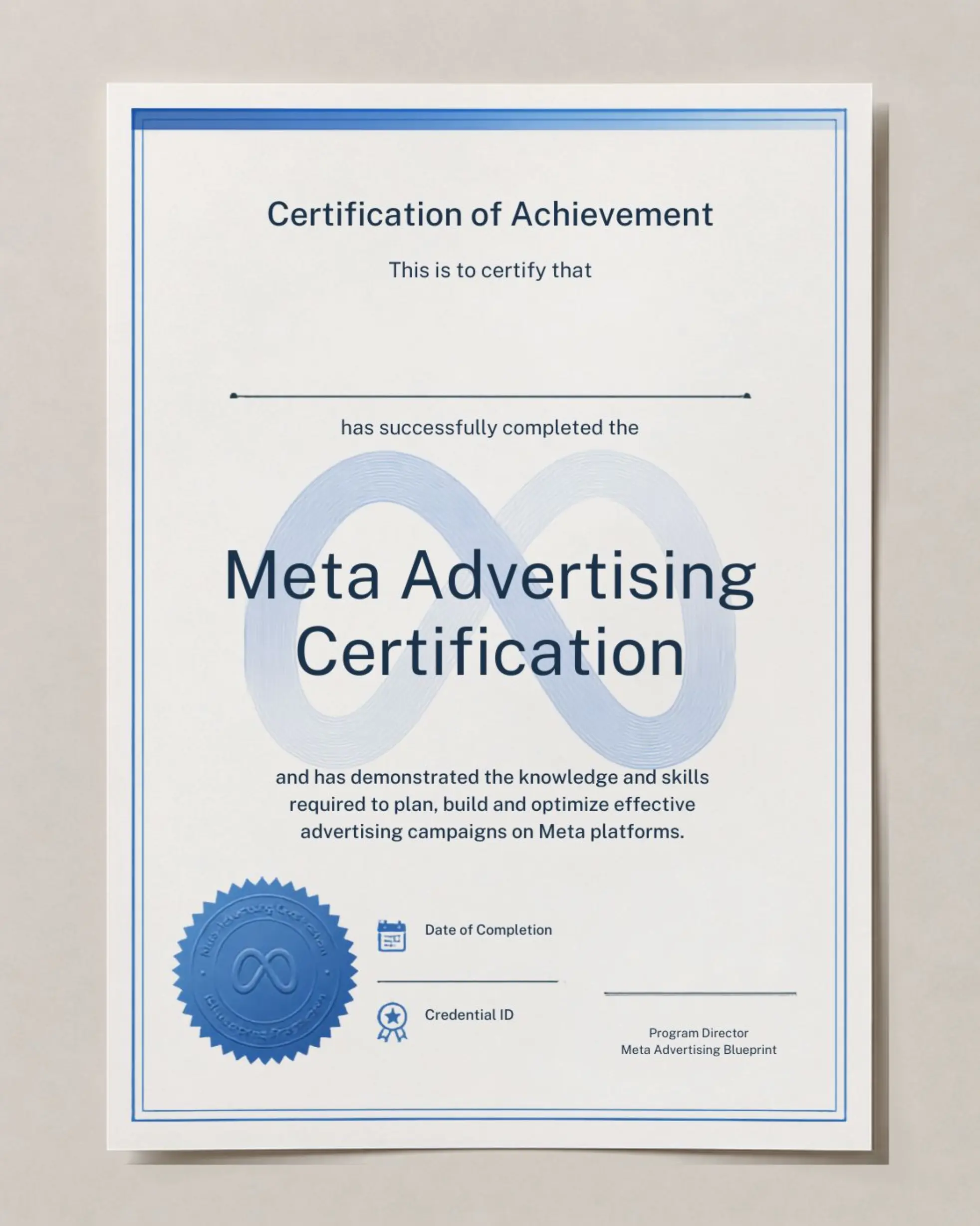 Facebook Blueprint Certified